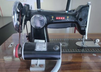 Solar sewing machine