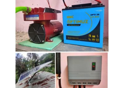 Solar Powered Air Bubbling System